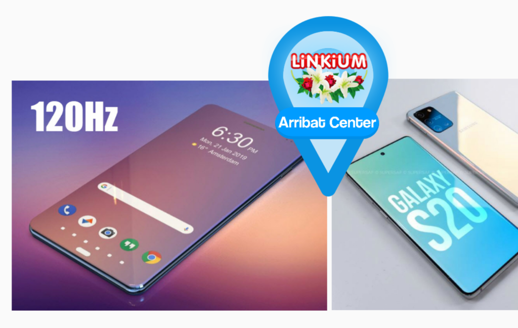 Smartphone de la marque Samsung en image